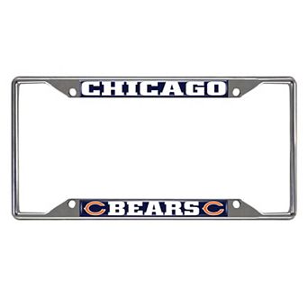 Chicago Bears Chrome License Plate Frame