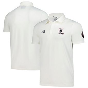 Men's adidas White Louisville Cardinals Wear Pink Breast Cancer Awareness Polo