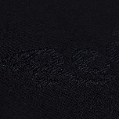 Men's Mitchell & Ness Black Detroit Red Wings Phantom Fleece Crew Neck Sweatshirt