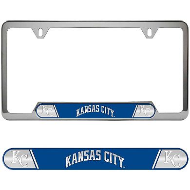 Logo Brands Kansas City Royals Embossed License Plate Frame