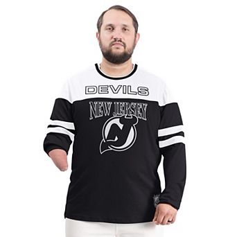 Men's G-III Sports by Carl Banks Black New Jersey Devils Adaptive Wear Outlast Durene Long-Sleeve T-Shirt