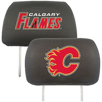 Logo Brands Calgary Flames Car Head Rest Cover