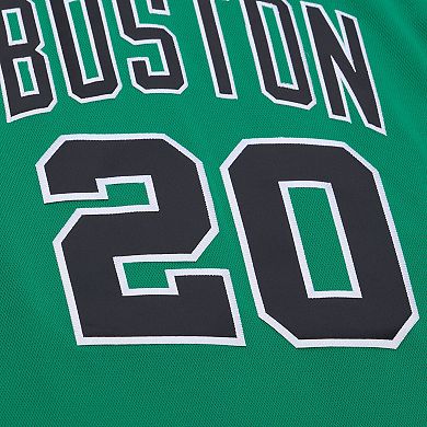 Men's Mitchell & Ness Ray Allen Kelly Green Boston Celtics 2007-08 Hardwood Classics Authentic Jersey