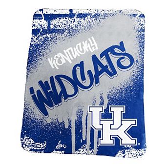 "Logo Brands Kentucky Wildcats 50"" x 60"" Classic Graffiti Fleece Throw Blanket"