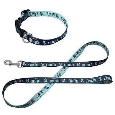 WinCraft Seattle Kraken Pet Leash and Collar Set