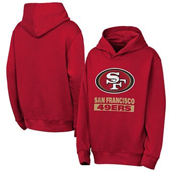 Youth Outerstuff Scarlet San Francisco 49ers Back to Basics Hoodie