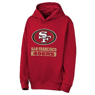 Youth Outerstuff Scarlet San Francisco 49ers Back to Basics Hoodie