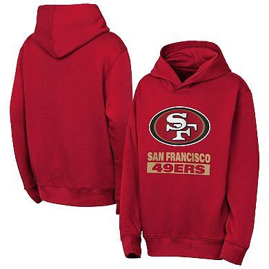 Youth Outerstuff Scarlet San Francisco 49ers Back to Basics Hoodie