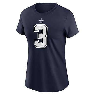 Women's Nike George Pickens Navy Dallas Cowboys Player Name & Number T-Shirt