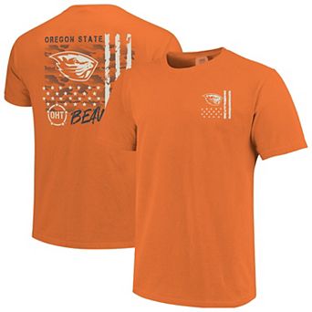 Men's Orange Oregon State Beavers Comfort Colors OHT Camo Overlay T-Shirt