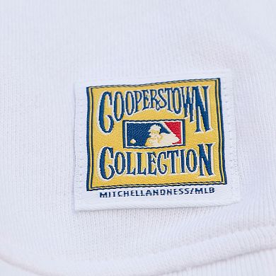Women's Mitchell & Ness White New York Yankees Crewneck Sweatshirt