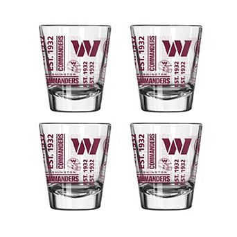 Washington Commanders 4-Pack 2oz. Shot Glass Set