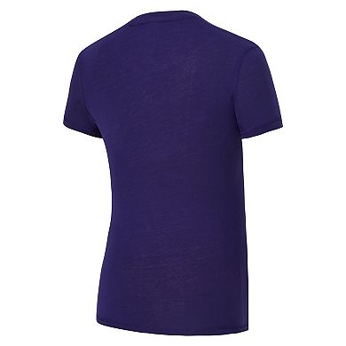 Women's Concepts Sport Purple/Black Sacramento Kings Avondale T-Shirt & Pants Flannel PJ Set