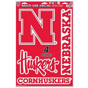 WinCraft Nebraska Huskers Primary 11'' x 17'' Multi-Use Decal Sheet