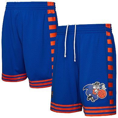 Men's Mitchell & Ness Blue New York Knicks 2005/06 Swingman Shorts