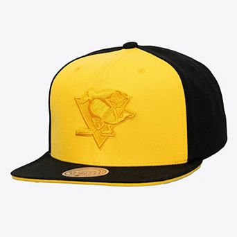Men's Mitchell & Ness Gold/Black Pittsburgh Penguins Color Pop Snapback Hat