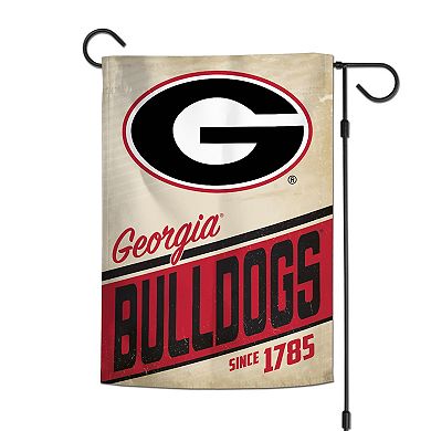 "WinCraft Georgia Bulldogs 12"" x 18"" Throwback Team Logo Double-Sided Garden Flag"