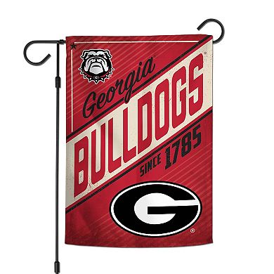 "WinCraft Georgia Bulldogs 12"" x 18"" Throwback Team Logo Double-Sided Garden Flag"