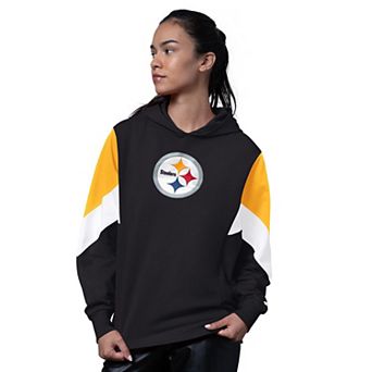 Women's Starter Black Pittsburgh Steelers Scrimmage Hoodie