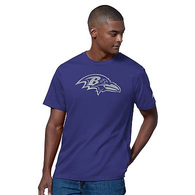 Men's Starter Purple Baltimore Ravens Thursday Night Gridiron T-Shirt