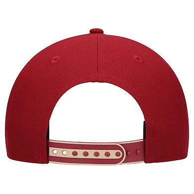 Youth New Era White/Wine Cleveland Cavaliers 2025 NBA Tip Off Split Panel 9FIFTY Snapback Hat