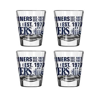 Seattle Mariners 4-Pack 2oz. Shot Glass Set