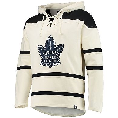 Men's '47 Cream Toronto Maple Leafs Superior Lacer Hoodie