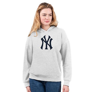 Women's G-III 4Her by Carl Banks Navy/Bright Heather Ceramic New York Yankees T-Shirt and Hoodie Combo Pack