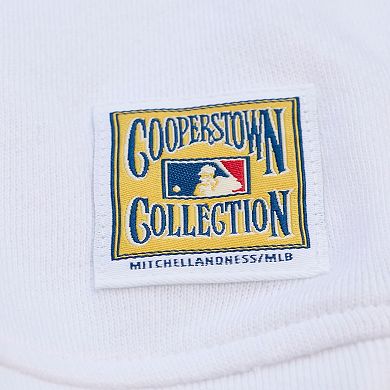 Women's Mitchell & Ness White Philadelphia Phillies Crewneck Sweatshirt
