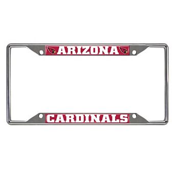 Arizona Cardinals Chrome License Plate Frame
