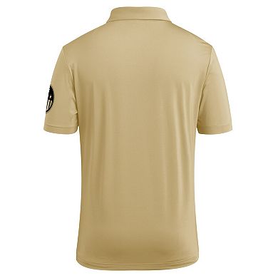 Men's adidas Tan Mississippi State Bulldogs Salute to Service Ultimate365 Solid Polo