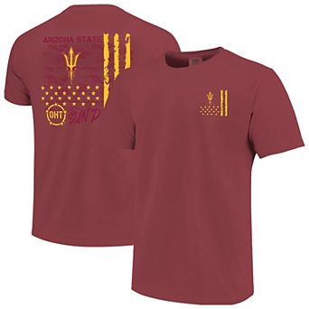 Men's Maroon Arizona State Sun Devils Comfort Colors OHT Camo Overlay T-Shirt
