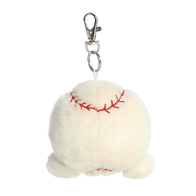 Aurora Mini White Adorable Clip-On 4" Slugger Baseball Palm Pals