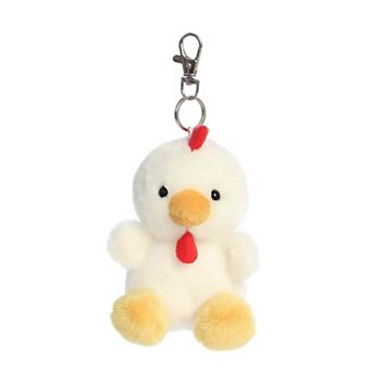 Aurora Mini White Adorable Clip-On 4" Cooper Chicken Palm Pals