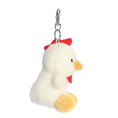 Aurora Mini White Adorable Clip-On 4" Cooper Chicken Palm Pals