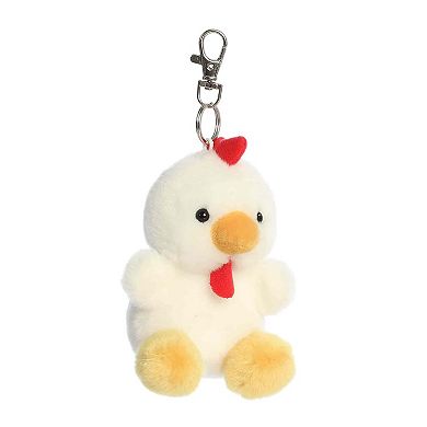 Aurora Mini White Adorable Clip-On 4" Cooper Chicken Palm Pals