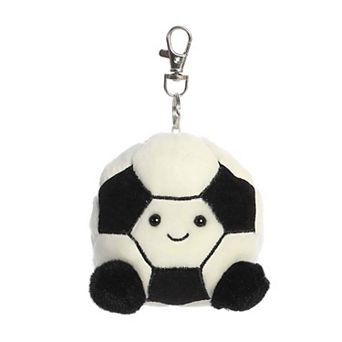 Aurora Mini White Adorable Clip-On 4" Striker Soccerball Palm Pals