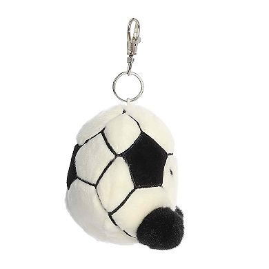Aurora Mini White Adorable Clip-On 4" Striker Soccerball Palm Pals
