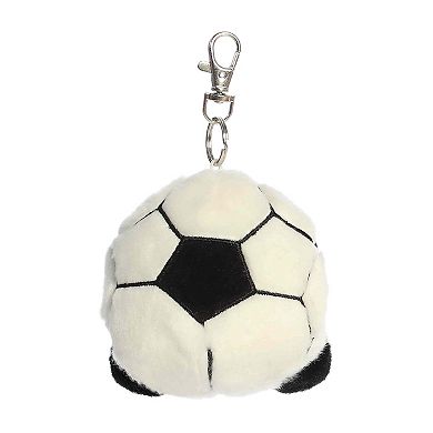 Aurora Mini White Adorable Clip-On 4" Striker Soccerball Palm Pals