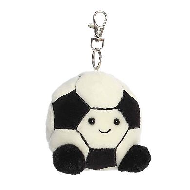 Aurora Mini White Adorable Clip-On 4" Striker Soccerball Palm Pals