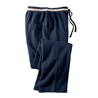 KingSize Men's Big & Tall Coach’S Collection Fleece Open Bottom Pants