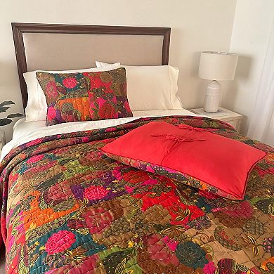 BrylaneHome Floral Quilted Bedspread
