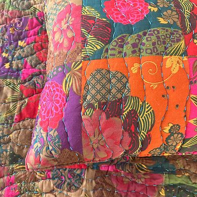 BrylaneHome Floral Quilted Bedspread