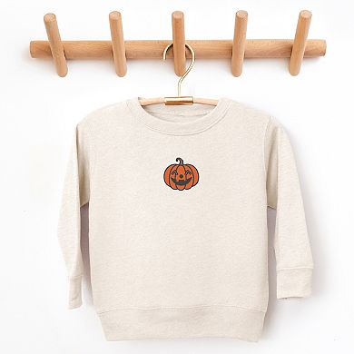 Embroidered One Pumpkin - Toddler Graphic Sweatshirt