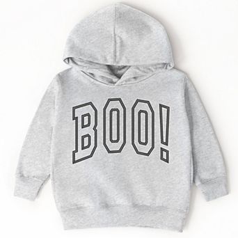 Embroidered Boo Arched - Toddler Hoodie