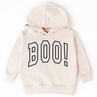Embroidered Boo Arched - Toddler Hoodie