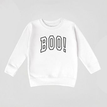 Embroidered Boo Arched - Toddler Graphic Sweatshirt