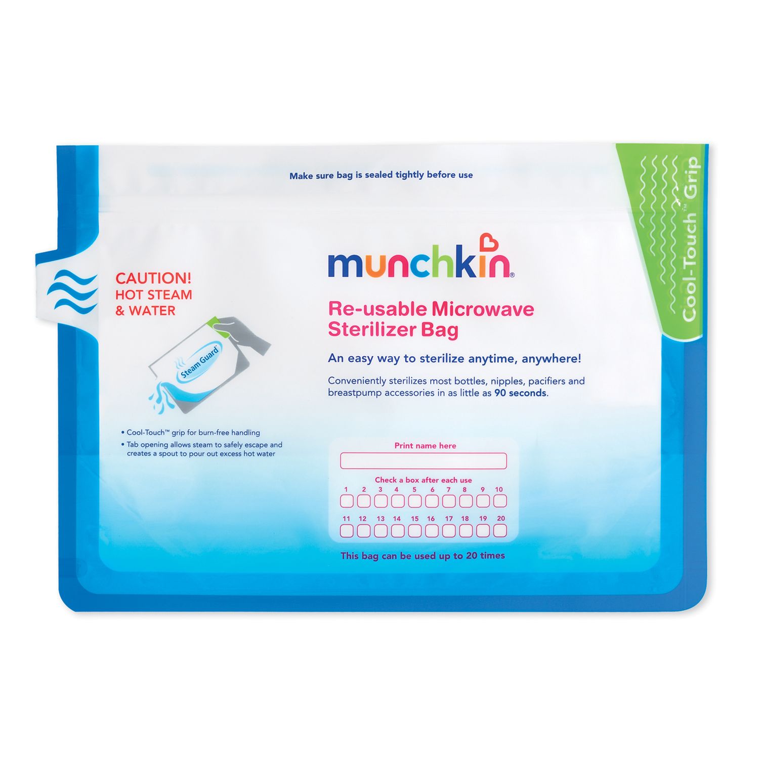 munchkin microwave bottle sterilizer