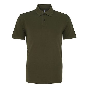 Asquith & Fox Mens Plain Short Sleeve Polo Shirt