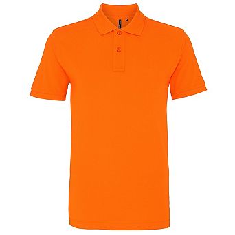 Asquith & Fox Mens Plain Short Sleeve Polo Shirt